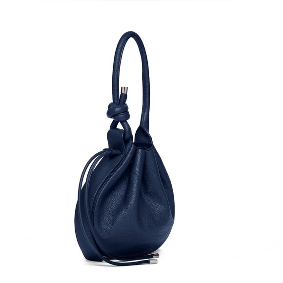 Behno Leather Women's Bag, INA Bag Medium Pebble Navy, Brand NEW (never worn) - Picture 12 of 14